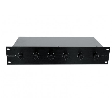 Omnitronic - PA 6-Zone Stereo Vol-Cont20W bk 1