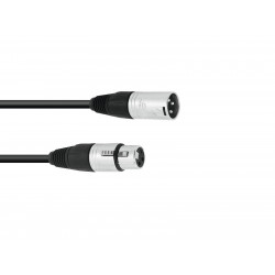 Sommer Cable - XLR cable 3pin 0.5m bk Neutrik 1