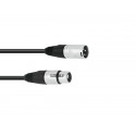 Sommer Cable - XLR cable 3pin 0.5m bk Neutrik