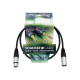 Sommer Cable - XLR cable 3pin 0.5m bk Neutrik 6