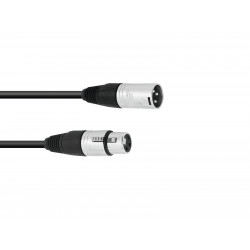 Sommer Cable - XLR cable 3pin 0.9m bk Neutrik 1
