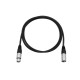 Sommer Cable - XLR cable 3pin 1.5m bk Neutrik 3
