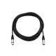 Sommer Cable - XLR cable 3pin 6m bk Neutrik 3