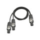 Sommer Cable - Adaptercable Speakon/2xSpeakon 1m bk 2