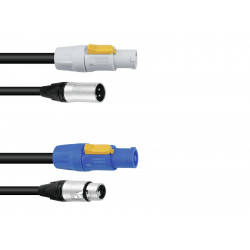 PSSO - Combi Cable DMX PowerCon/XLR 1,5m 1