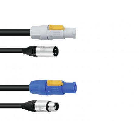 PSSO - Combi Cable DMX PowerCon/XLR 3m 1