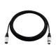 PSSO - DMX cable XLR 3pin 0,5m bk Neutrik 2