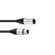 PSSO - DMX cable XLR 3pin 0,5m bk Neutrik 3