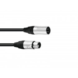 PSSO - DMX cable XLR 3pin 1.5m bk Neutrik 1