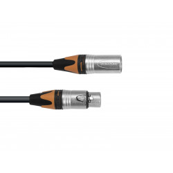 PSSO - DMX cable XLR COL 3pin 3m bk Neutrik 1