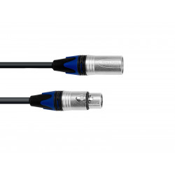 PSSO - DMX cable XLR COL 3pin 5m bk Neutrik 1