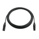PSSO - DMX cable XLR 3pin 1,5m bk Neutrik black connectors 2