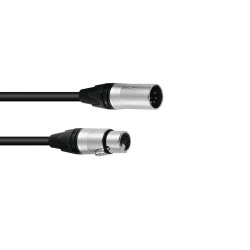 PSSO - DMX cable XLR 5pin 0,5m bk Neutrik 1