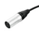 PSSO - DMX cable XLR 5pin 0,5m bk Neutrik 3