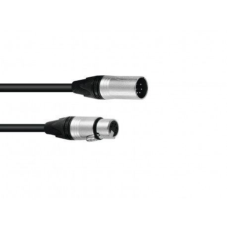 PSSO - DMX cable XLR 5pin 5m bk Neutrik 1