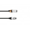 PSSO - Adaptercable DMX XLR 5pin/3pin 0.3m bk 1