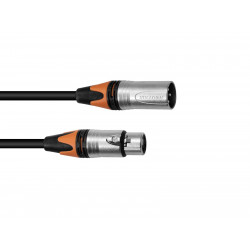 PSSO - XLR cable COL 3pin 3m bk Neutrik 1