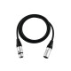 PSSO - XLR cable 3pin 5m bk Neutrik 4