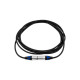 PSSO - XLR cable COL 3pin 5m bk Neutrik 4