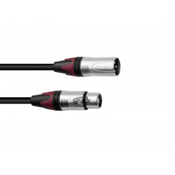 PSSO - XLR cable COL 3pin 7.5m bk Neutrik 1