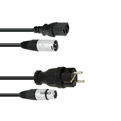 PSSO - Combi Cable Safety Plug/XLR 5m 1