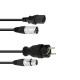 PSSO - Combi Cable Safety Plug/XLR 20m 3