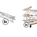 Alutruss - Set TRILOCK E-GL33 2000 + Truss transport board