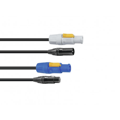 Sommer Cable - Combi Cable DMX PowerCon/XLR 5m 1