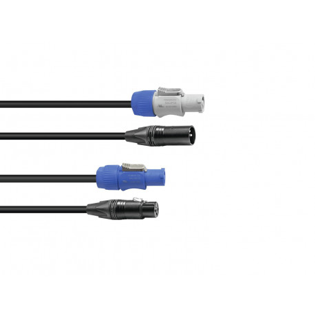 Sommer Cable - Combi Cable DMX PowerCon/XLR 10m 1