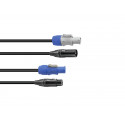 Sommer Cable - Combi Cable DMX PowerCon/XLR 10m