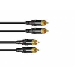 Sommer Cable - RCA cable 2x2 0.5m bk Hicon 1