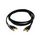 Sommer Cable - RCA cable 2x2 1m bk Hicon 2
