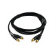 Sommer Cable - RCA cable 2x2 3m bk Hicon 5