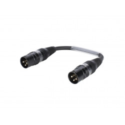 Sommer Cable - Adaptercable XLR(M)/XLR(M) 0.15m bk 1