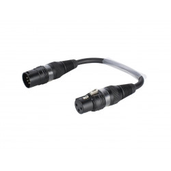 Sommer Cable - Adaptercable 3pin XLR(F)/5pin XLR(M)0.15m 1