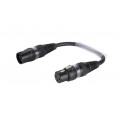 Sommer Cable - Adaptercable 3pin XLR(F)/5pin XLR(M)0.15m