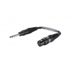 Sommer Cable - Adaptercable XLR(F)/Jack stereo 0.15m 1