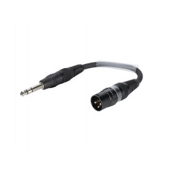 Sommer Cable - Adaptercable XLR(M)/Jack stereo 0.15m bk 1