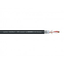 Sommer Cable - Microphone cable 2x0.50 100m bk SC-Primus 1