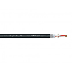 Sommer Cable - Microphone cable 2x0.50 100m bk SC-Primus FRNC 1