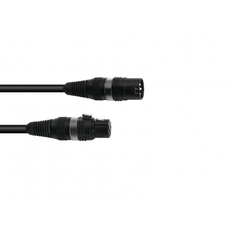 Sommer Cable - DMX cable XLR 3pin 15m bk Hicon 1