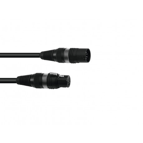 Sommer Cable - DMX cable XLR 5pin 1.5m bk Hicon 1