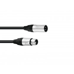 Sommer Cable - DMX cable XLR 3pin 1.5m bk Neutrik 1