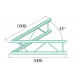 Alutruss - BILOCK BQ2-PAC19V 2-way Corner 45° 2