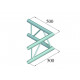 Alutruss - BILOCK BQ2-PAC21V 2-way Corner 90° 2