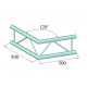 Alutruss - BILOCK BQ2-PAC22V 2-way Corner 120° 2