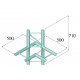 Alutruss - BILOCK BQ2-PAC44H 4-Way Corner 2