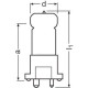 Osram - EMH 150W/SE/70 GY9,5 ( HTI 150)