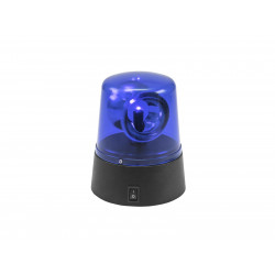 Eurolite - LED Mini Police Beacon blue USB/Battery 1