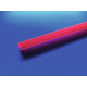 Eurolite - Tubing 10x10mm red UV-active 2m 3